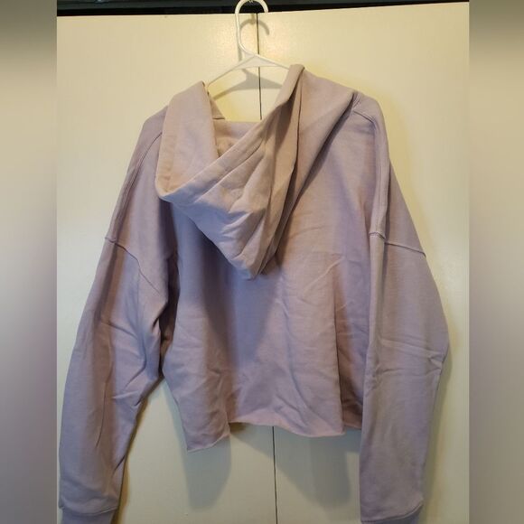 MTV Light Purple Checkered Cropped Hoodie 3X NWOT - Picture 3 of 8
